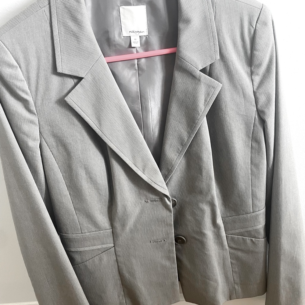 Gray work jacket